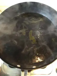 Make Sesame sauce spinach step 1
