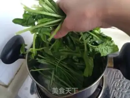 Make The spinach step 1