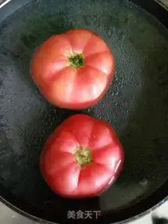 Make Tomato egg soup step 1