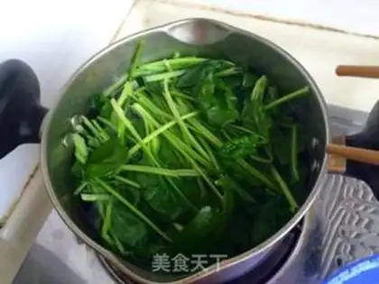 Make The spinach step 2