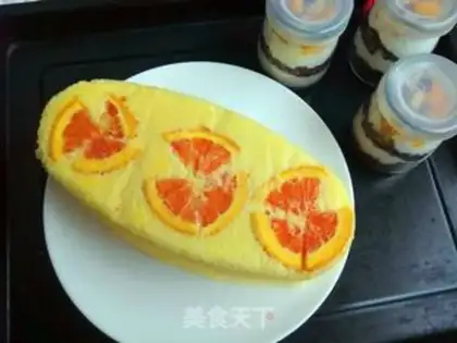 Make Blood yogurt cake step 11