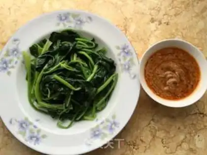 Make Sesame sauce spinach step 7