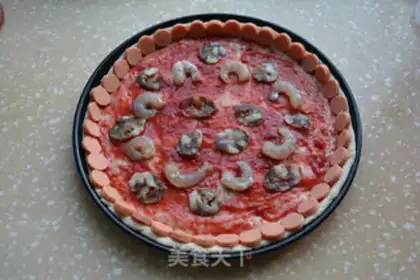 Make Shrimp pizza step 7