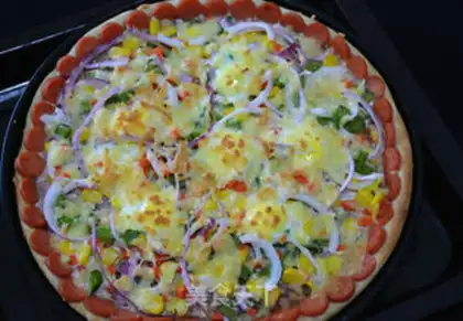 Make Shrimp pizza step 12