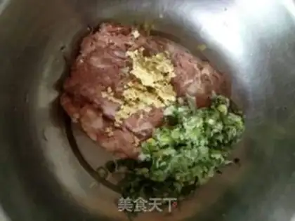 Make Sea belt dumplings step 1