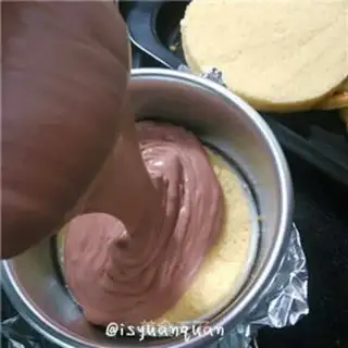 Make Cocomus cake step 10