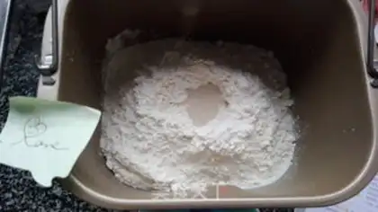 Make Black sesame bread step 0