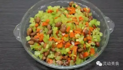 Make Celery peanuts step 4