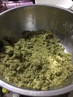 Make Green bean cake step 1