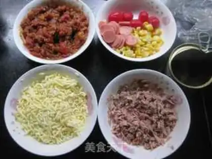 Make Tuna corn pizza step 7
