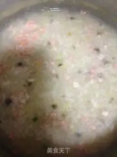 Make Eggs and vegetables, chicken porridge step 2