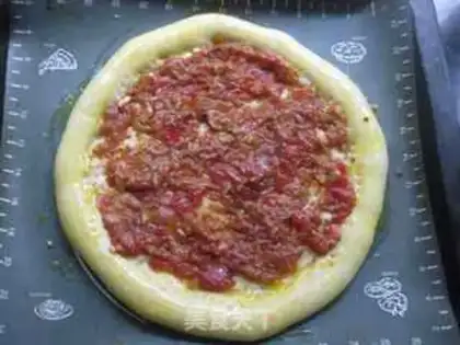 Make Tuna corn pizza step 9
