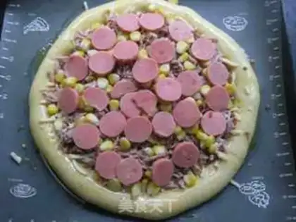 Make Tuna corn pizza step 10