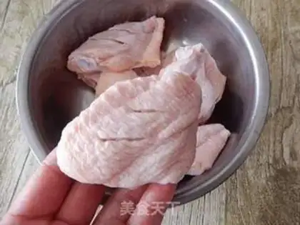 Make Italian vanilla wings step 1