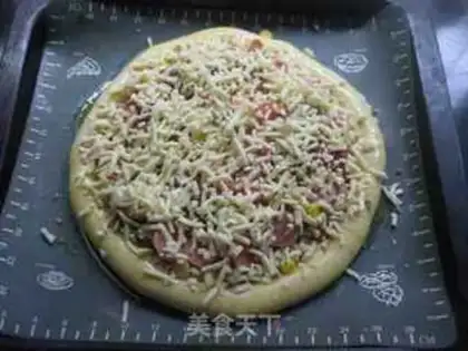 Make Tuna corn pizza step 11