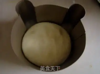 Make Panda coconut bread step 9
