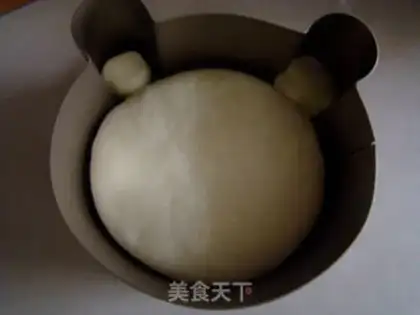 Make Panda coconut bread step 10