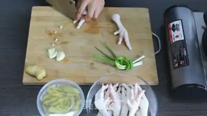 Make Porridge claws step 0