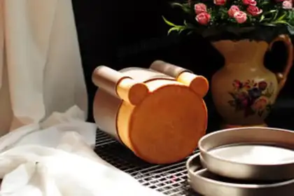 Make Panda coconut bread step 12