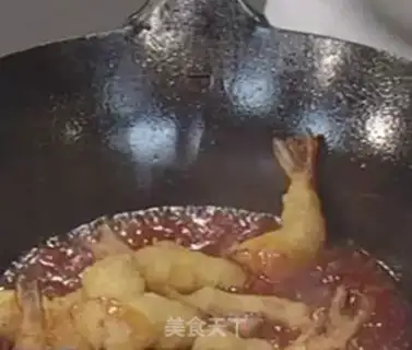 Make Japanese dry burning shrimp step 10