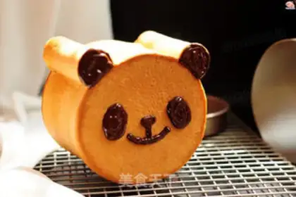 Make Panda coconut bread step 15