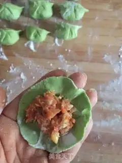 Make Spinach mushroom corn dumplings step 12