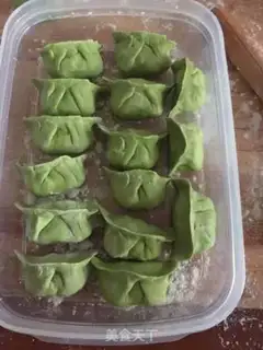 Make Spinach mushroom corn dumplings step 13