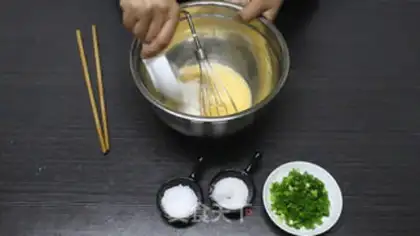 Make Onion egg rolls step 2