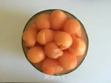 Make Melon milk ice step 4