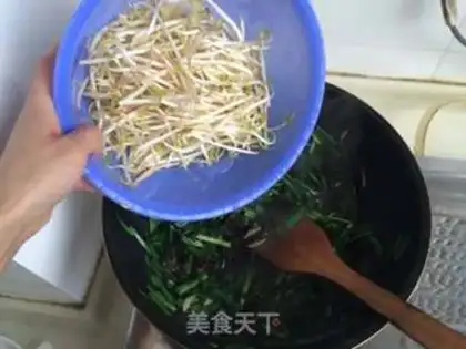 Make The green bean sprouts, the wood step 6