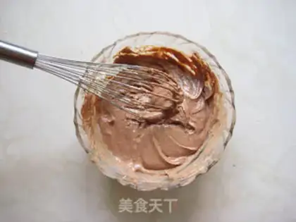 Make Zebra cheesecake step 8