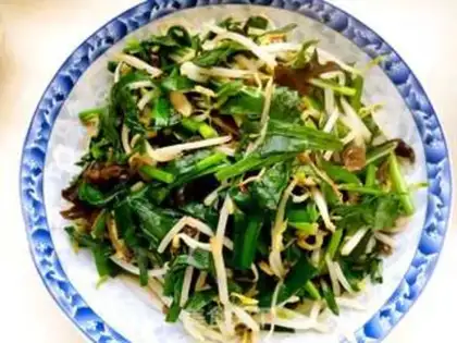 Make The green bean sprouts, the wood step 7