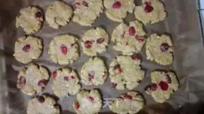 Make Cranberry oatmeal cookies step 6