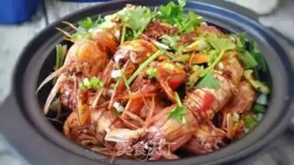 Make Spicy leather shrimp step 8