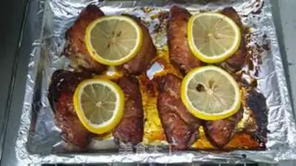 Make Chicken wings with lemon step 8