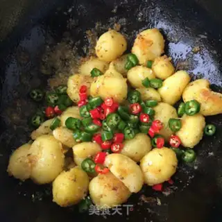 Make Spicy vanilla, little potatoes step 8