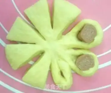 Make Flower intestines step 7