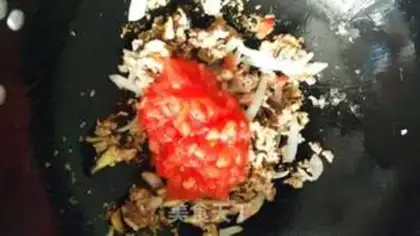 Make Spaghetti mushroom sauce step 7