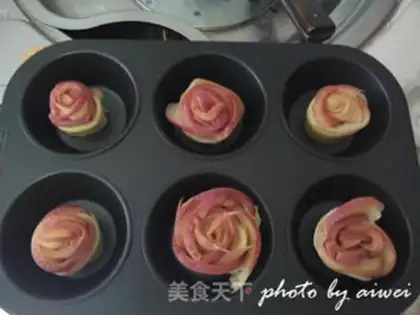 Make Apple roses step 7