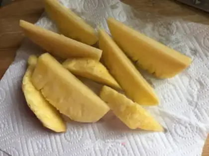 Make pineapple souffle cake step 4