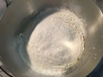Make pineapple souffle cake step 8