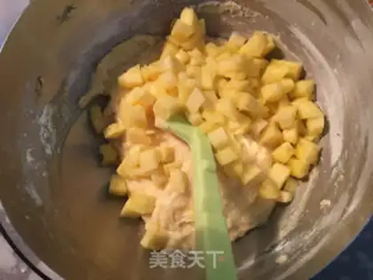 Make pineapple souffle cake step 9