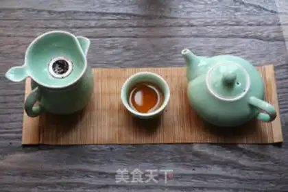 Make Tea and cat rice step 1