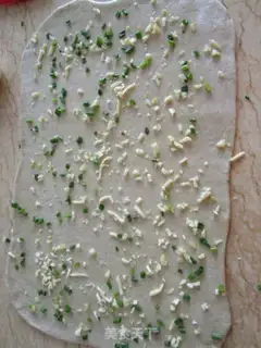 Make Garlic hand tore bread step 6