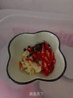 Make Garlic rainbow beans step 1
