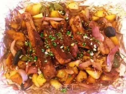 Make A roasted lamb chop step 9