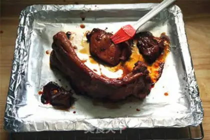 Make Homemade pickle sauce roasted ribs step 4