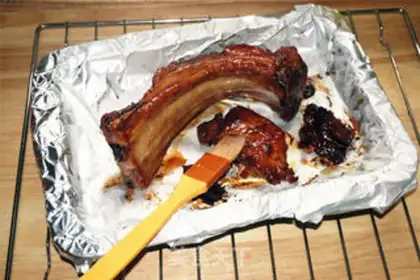 Make Homemade pickle sauce roasted ribs step 5