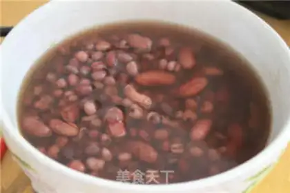 Make The rice and red bean water step 3