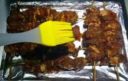 Make Spicy lamb string step 4